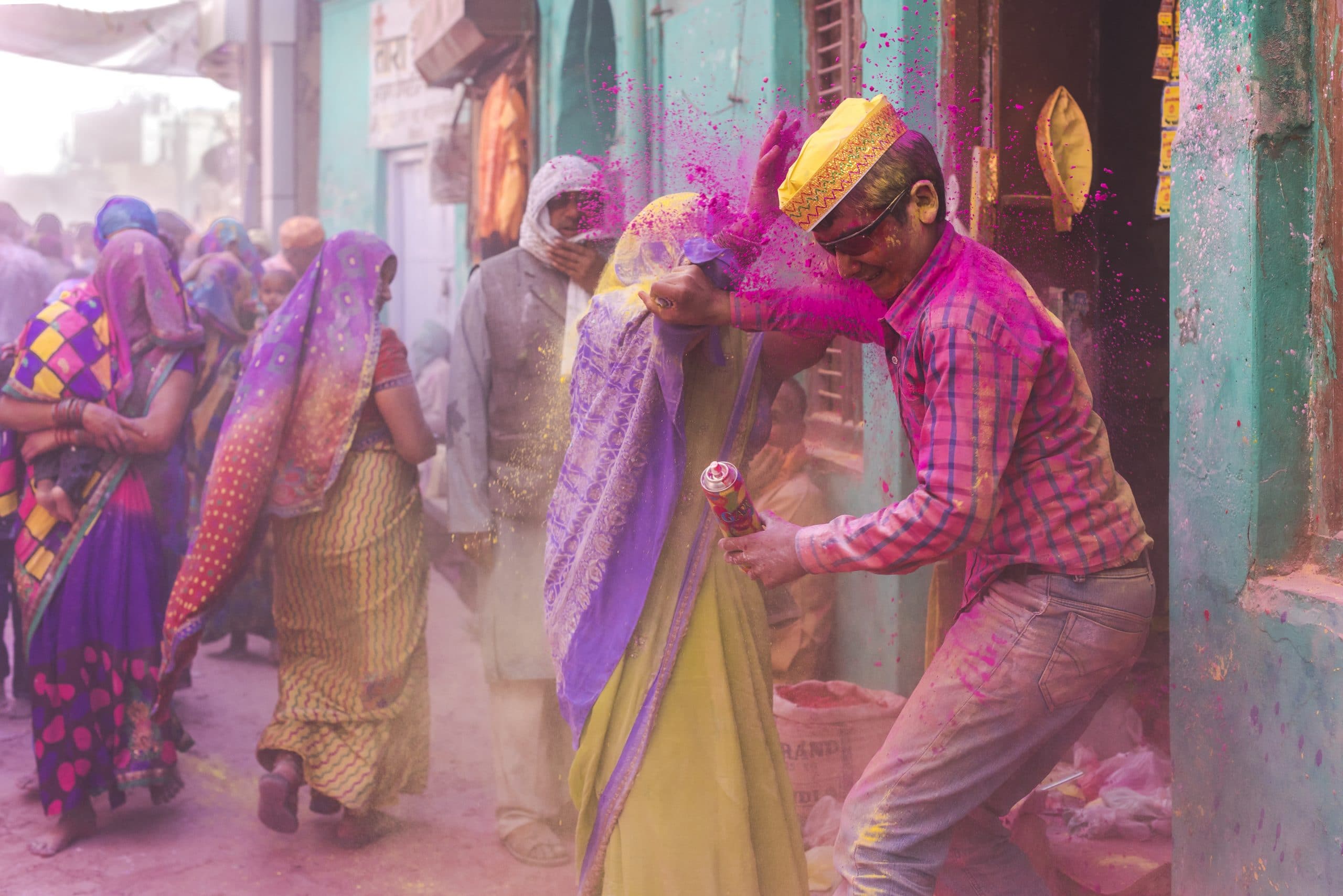 holi festival farben barsana