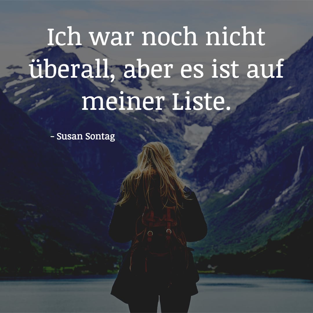 reisezitate susan sontag