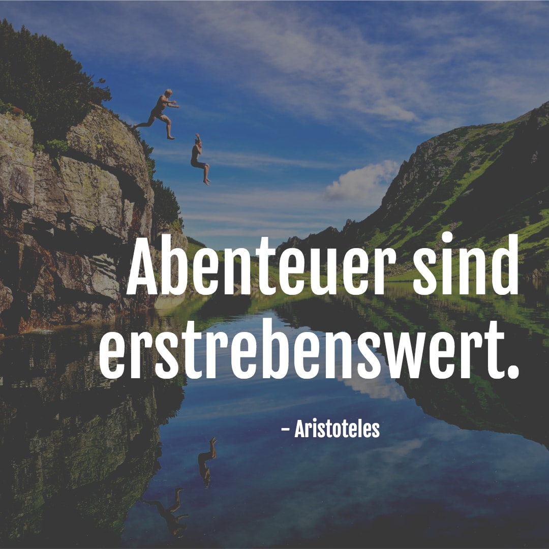 reisezitate sristoteles abenteuer