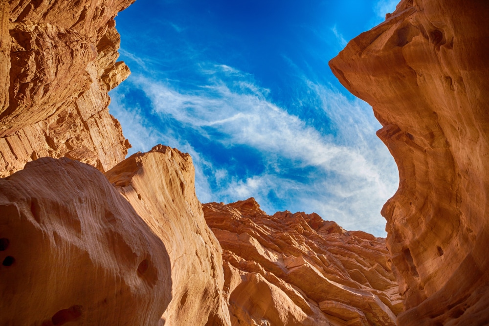 red canyon eilat timna park israel