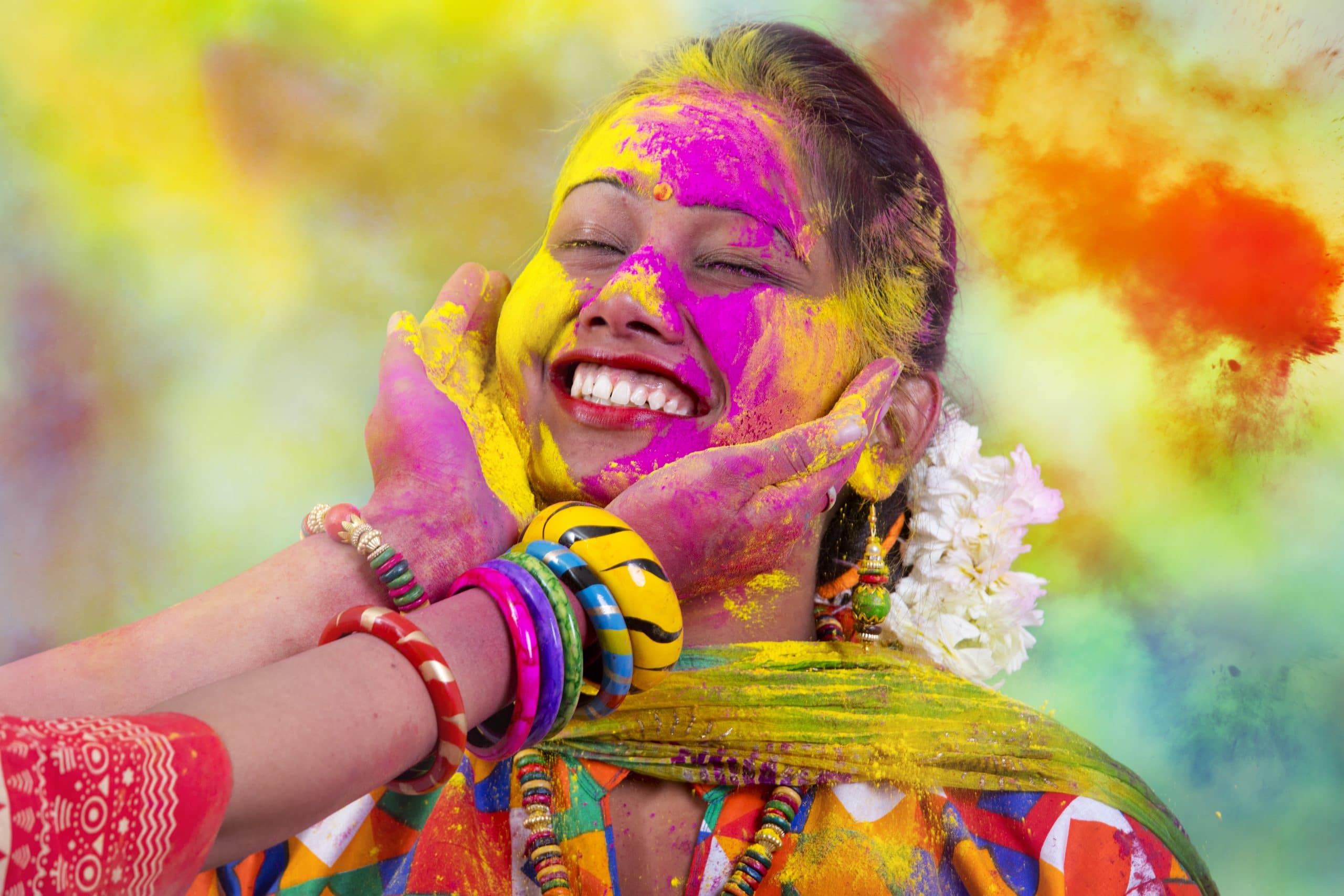 holi festival of colours indien