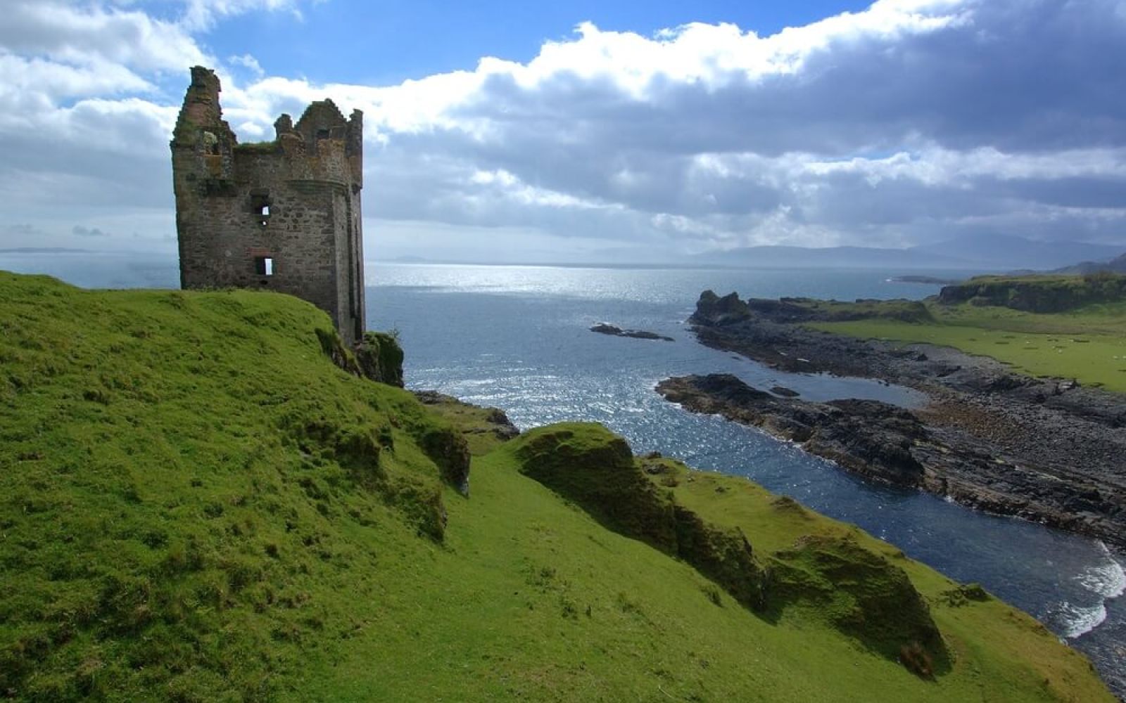 Die Ruine von Gylen Castle auf Kerrera