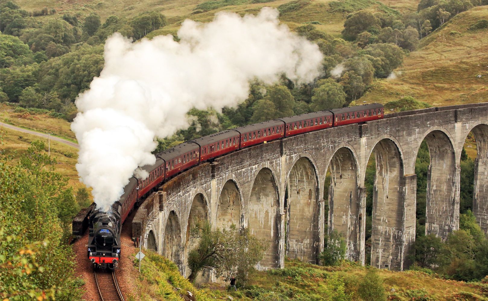 West Highland Line, Glenfinnan, Schottland