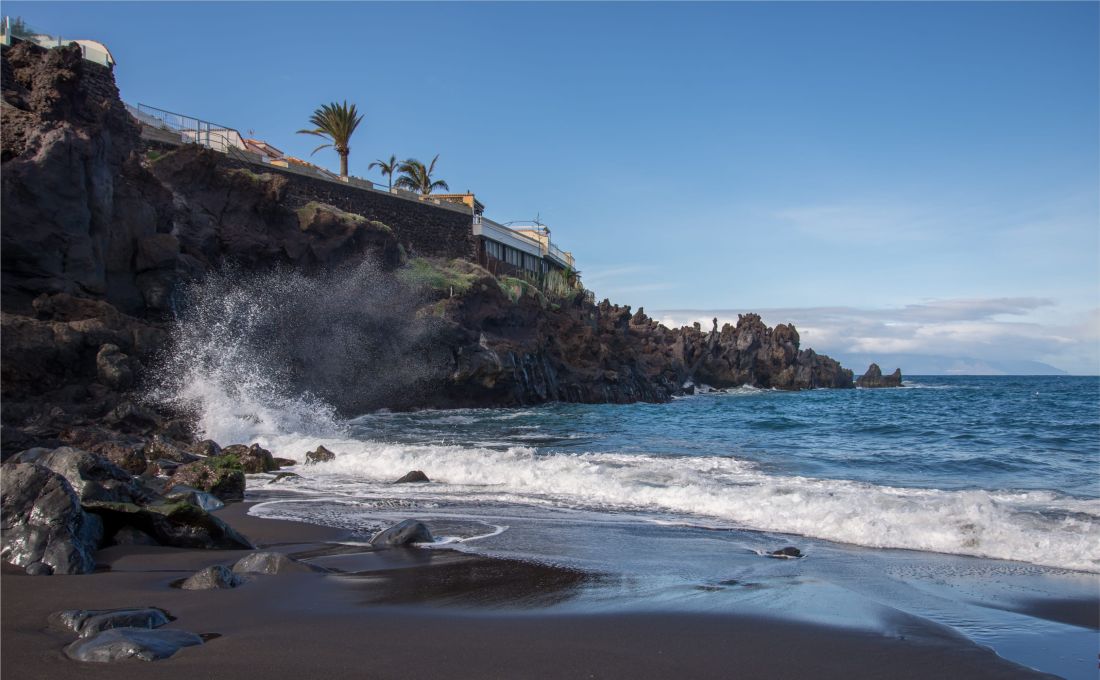 Playa de La Arena, Puerto Santiago, Teneriffa