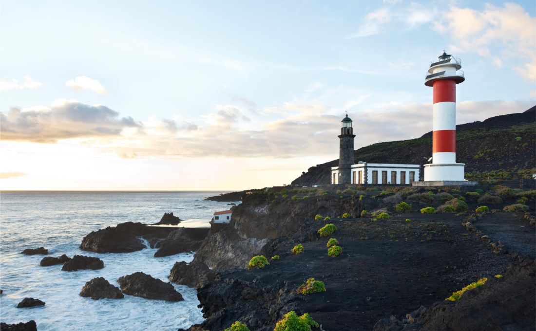 Leuchtturm in Fuencaliente, La Palma