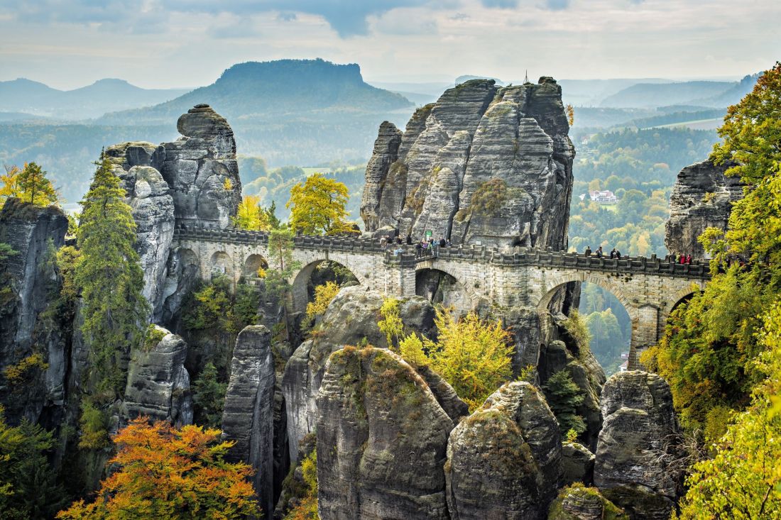 Bastei-Brücke in der Sächsischen Schweiz