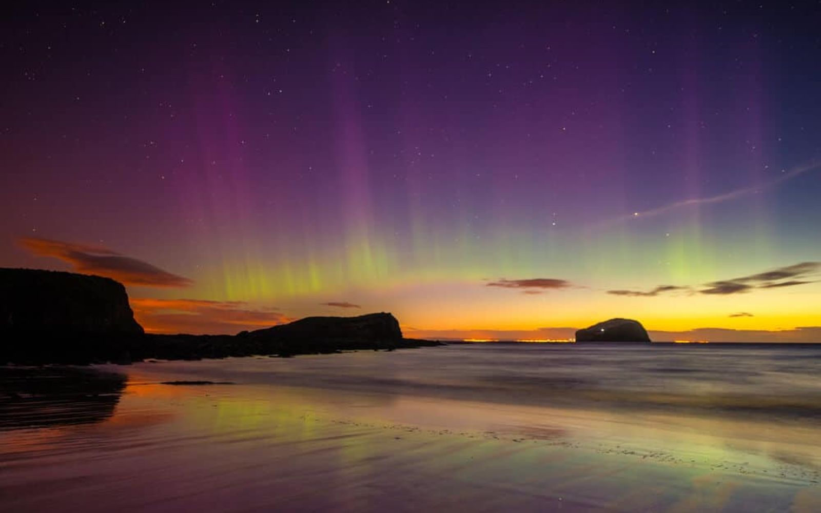 Polarlichter in Schottland