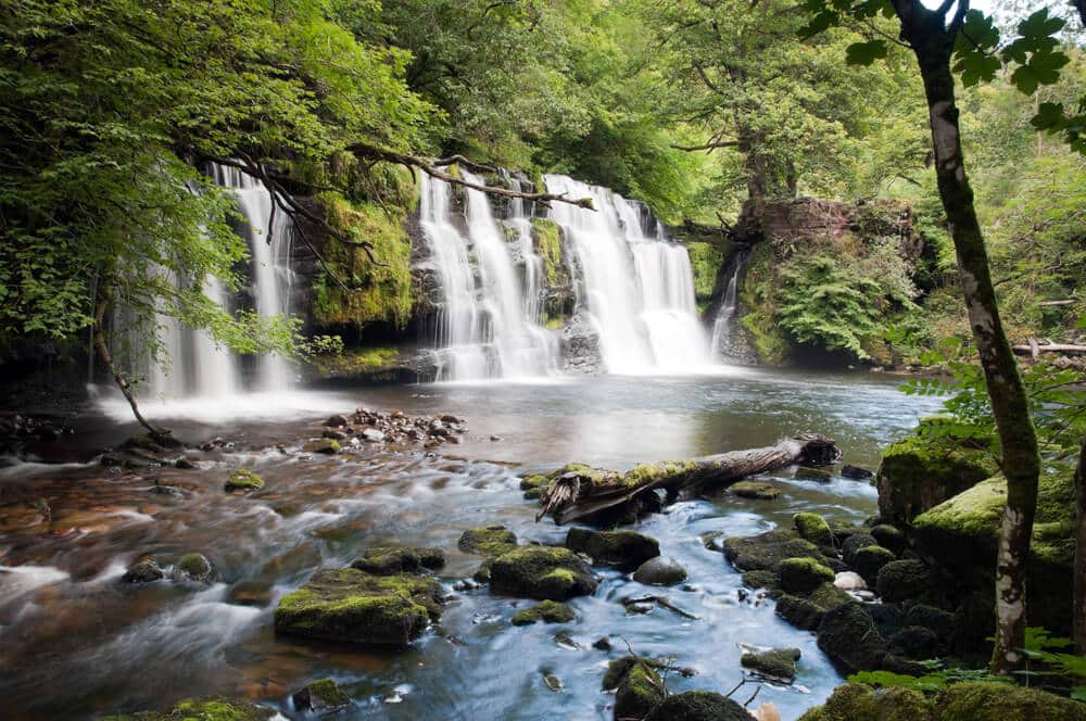 Wasserfall Mellte in Wales